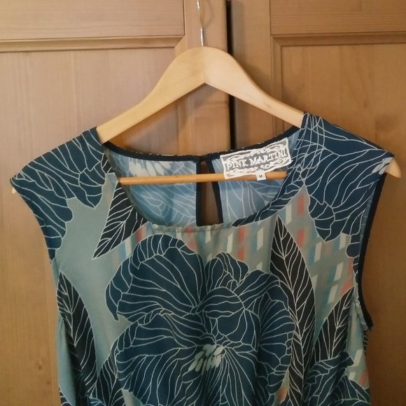 Floral Pink Martini dress, M - Picture 10 of 13